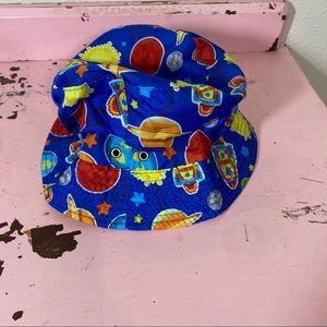 Bucket Hat Cute boys hat fast dry rockets planets summer hat sun hat